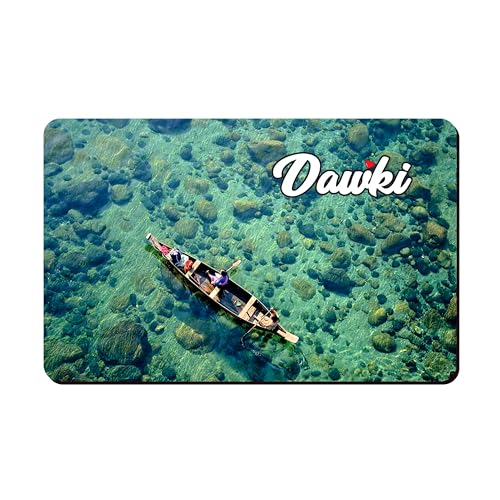 Image of Elegant Fridge Magnet with Themes |Rectangular Size Refrigerator Magnet with Magnetic Rubber Back | Pack of 1, 8.6cm X 5.4cm (Dawki)