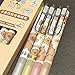 MOZXIRZ 4 Pcs Cute Mechanical Pencils 0.5mm Cartoon Capybara Mechanical Pencil Kawaii Soft Grip Pencils School Pencil for Students Girls Boys Women (4Pcs Capybara)