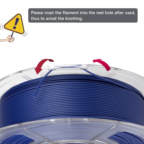 Image of iSANMATE Matte Navy PLA Filament 1.75mm 1kg - High Speed 3D Printer Filament for 30-600mm /s Printing, Rapid Matte PLA with ±0.02mm Accuracy,1kg Spool (2.2lbs)