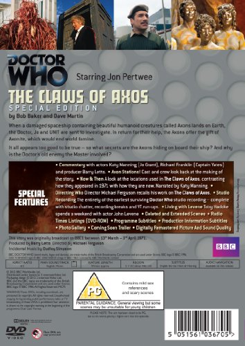 Doctor Who: The Claws Of Axos [Edizione: Regno