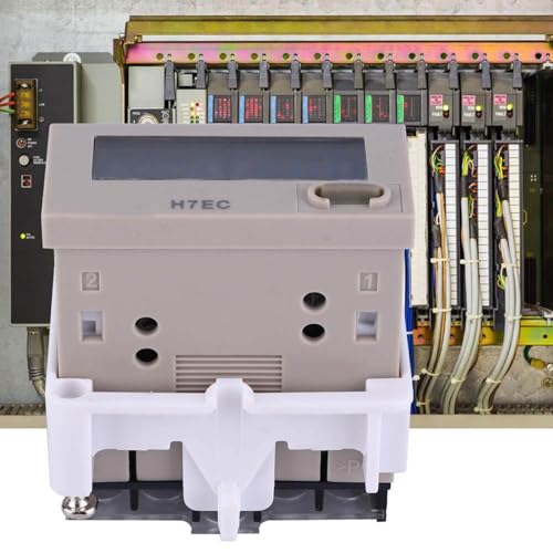 Image of Tyenaza H7EC-N Electronic Counter, Digital Counter Totalizer Without Input Voltage 8 Digit LCD Display 0-99999999 Counting Range Digital Totalizer with Holder