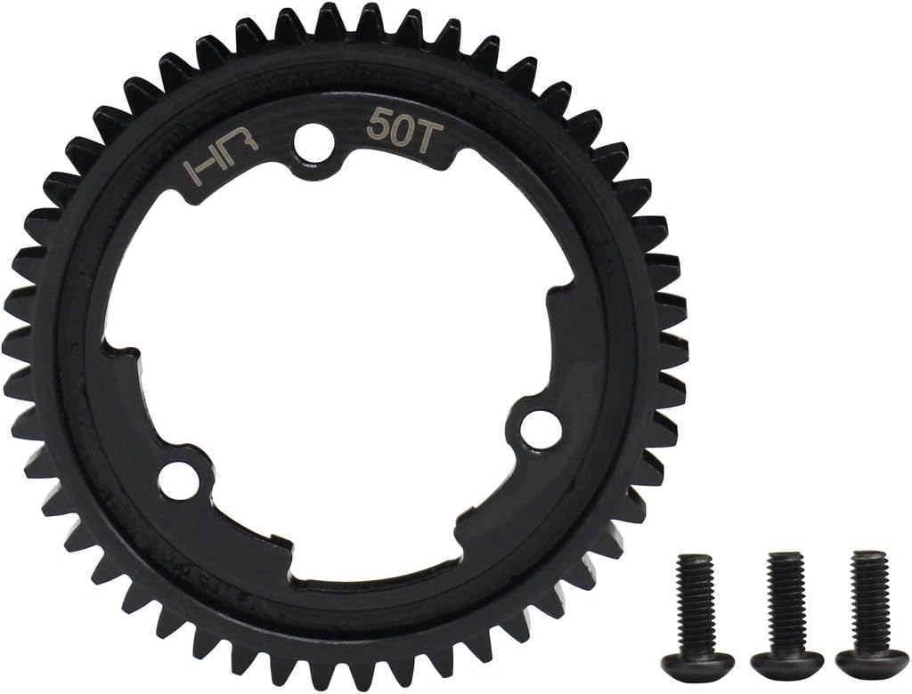 Hot Racing ERVT50M01 50t Mod 1 Steel Spur Gear E Revo 2 XO-1
