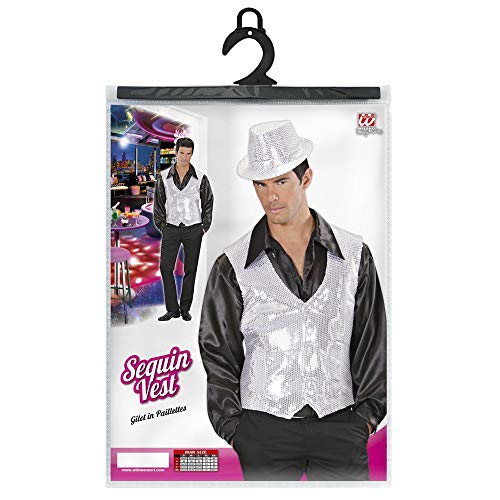 Widmann 9322G ? Sequins Vest for Men, Silber, L - Image 2