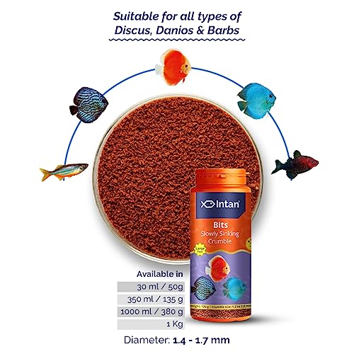 Image of Intan - Bits, All Life Stages, Granule, Fish, 180 Grams, 1 Count