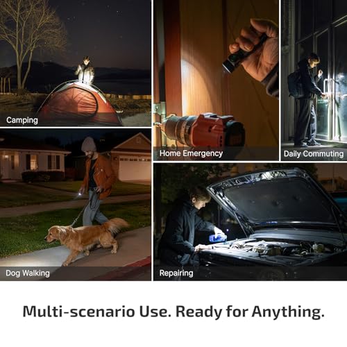 Image of OLIGHT Baton4 Pro EDC Flashlight Rechargeable, 1600 Lumens Small Pocket LED Light with Tactical Switch and Magnetic & USB C Dual Charging, IPX8 for Home Use, Camping, Outdoor and Emergency (Black)