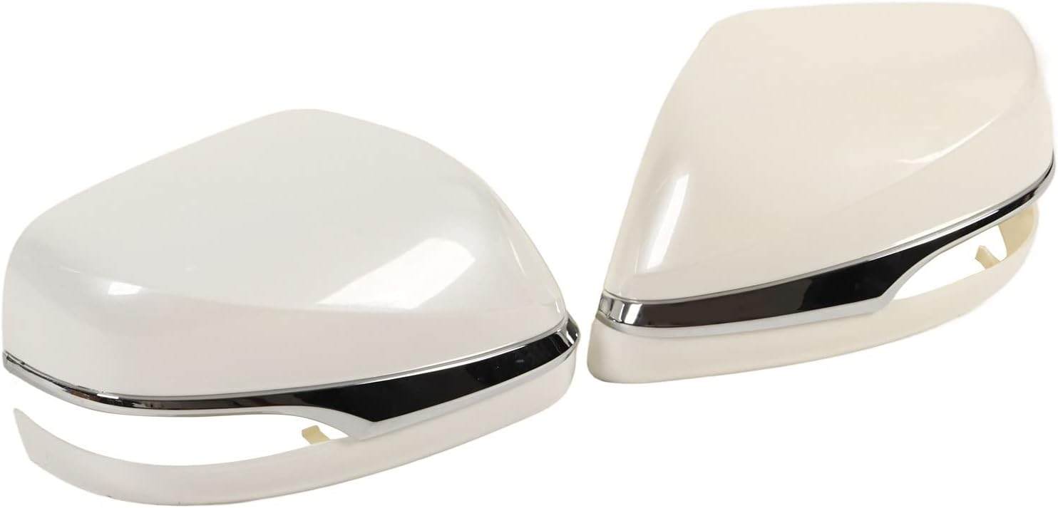 Car Rear View Mirror Cover, Door Mirror Cover, 1 Pair Car Side Rear View Mirror Cover Lightweight Easy Clean Rounded Edges Shockproof Fit For LX570 2016‑2018