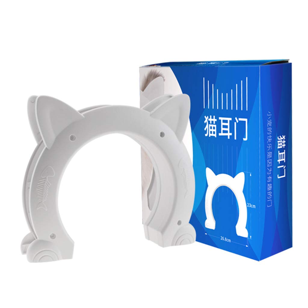 Zksbdxz Puppy Dog Cats Interior Door Pet Supplies Kitten ABS Small Gate Frame Doorway