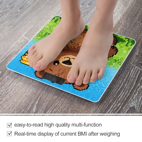 Báscula digital para baño Rustica Bear con base antideslizante miniatura 5