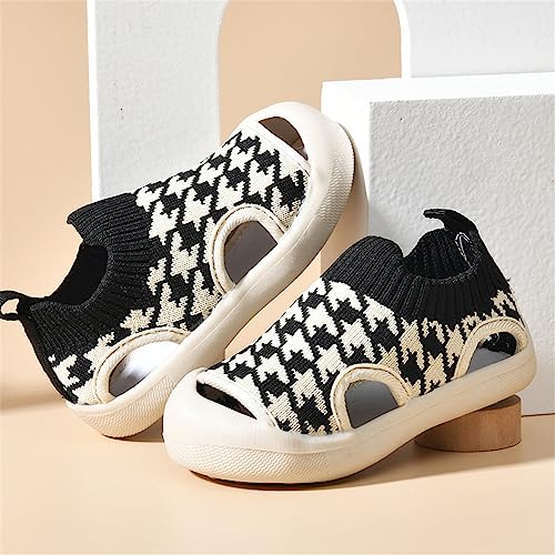 2025 Toddler Boys Girls Knitted Sneakers Flyweaving Mesh Breathable Non Slip Design Outdoor Casual Sports Shoes2