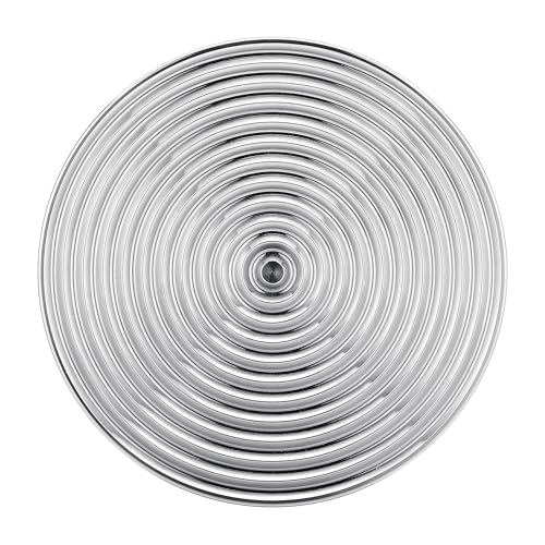 Tamper expresso 58,5 mm en acier robuste Normcore avec base ondulée interchange - 7