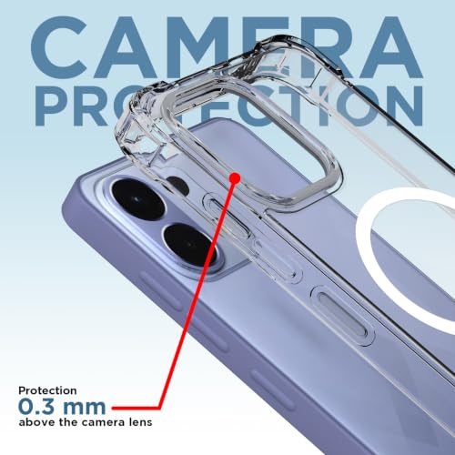 Image of Outlouders Back Cover for Oppo K13 5G Mag-Safe Transparent PC + TPU Bumper Case with Magnetic Support Shockproof Protection (Transparent Mag-Safe)