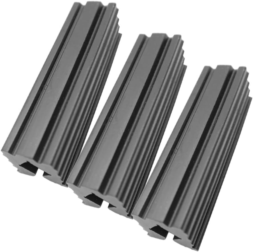 BESPORTBLE Golf Club Clamp for Regripping 3pcs Golf Grip Vice Rubber Block Easy Assembly