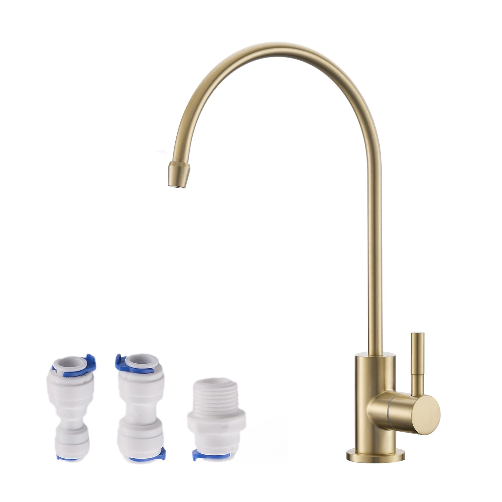 Havin Bar Sink Faucet, RO Water Filter Faucet,Drinking Water Faucet fits Most Water Filtration System, Kitchen Reverse Osmosis Faucet, Stainless Steel Filter Tap, Gold