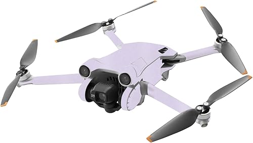 MightySkins - Skin brillante con purpurina compatible con DJI Mini 3 Pro, lila sólido, acabado de purpurina protectora, duradero y brillante, fácil