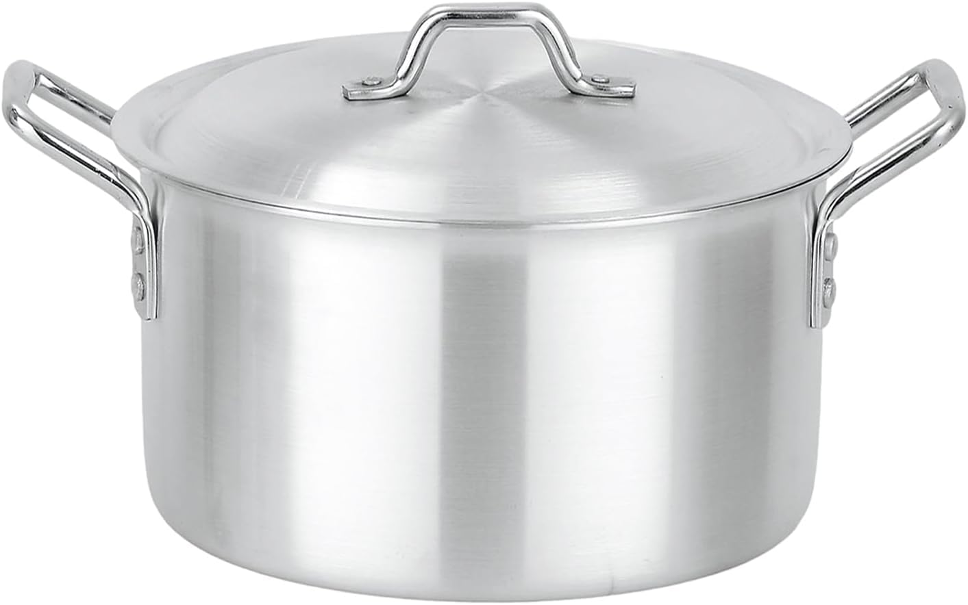 Aluminium Cookware Deep Stockpot Soup Pot Saucepan Cooking Pan Stew Catering (24cm)