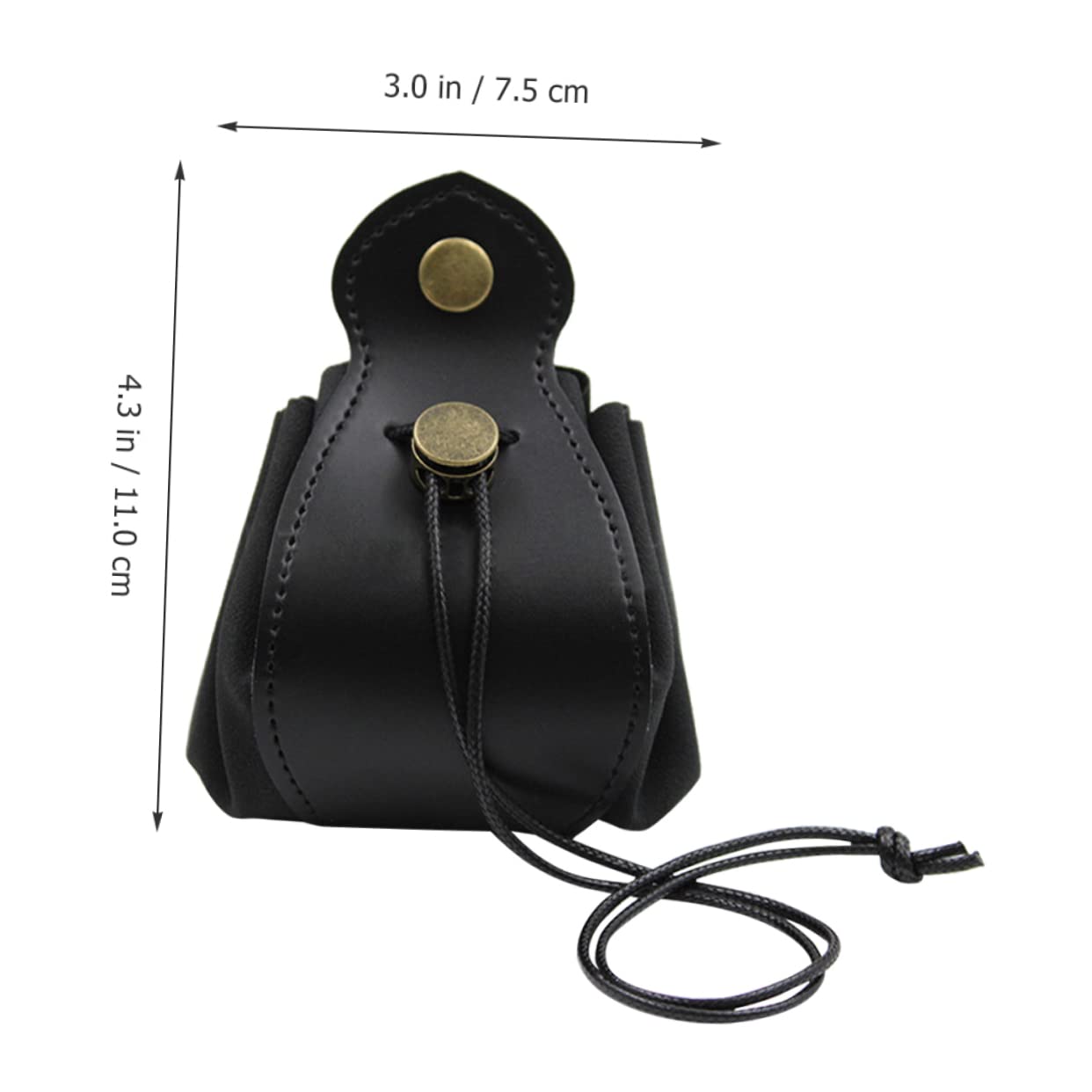 4pezzi Borsa Per Dadi Decorativa Pelle Sacchetto Porta Dadi e Resistente Per Giochi Da Tavolo e Accessori