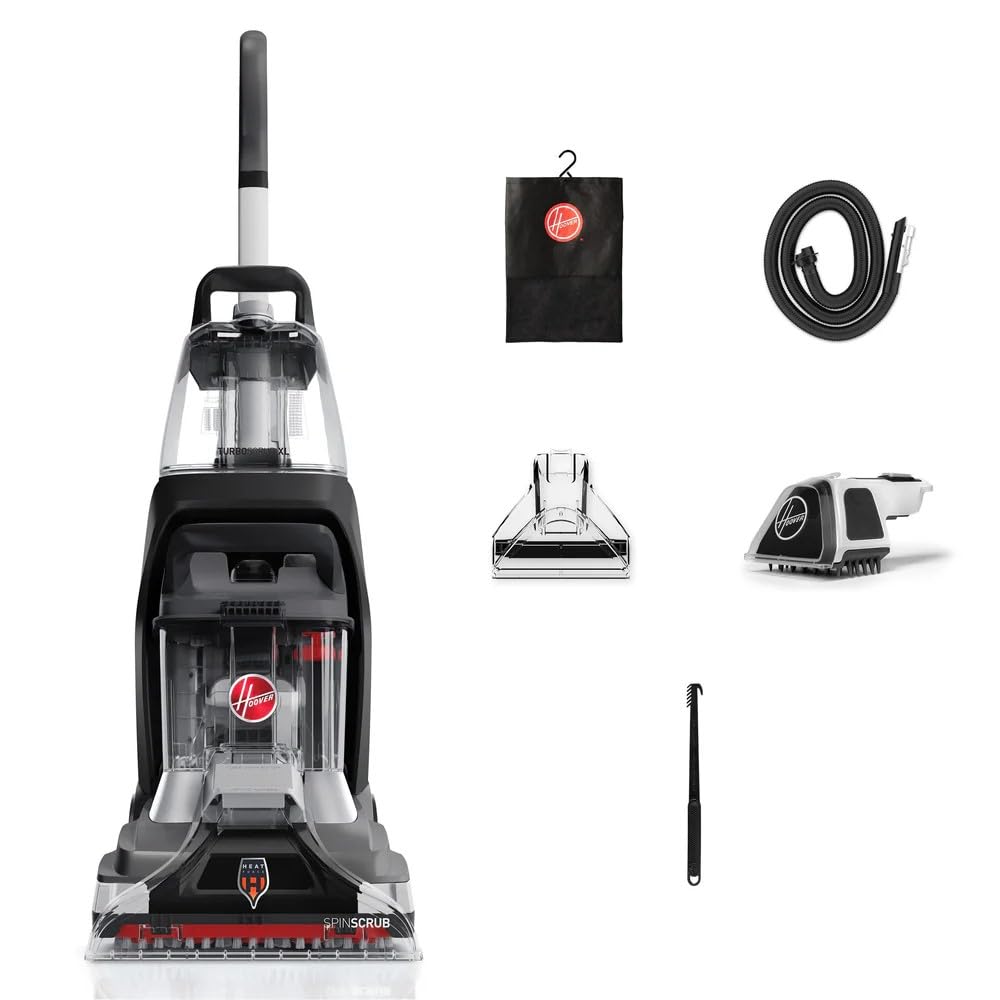 Hoover PowerScrub XL Pet Carpet Cleaner Machine for Carpet and Upholstery, Deep Cleaning Shampooer Machine with Multi-Purpose Tools, Powerful Suction, Pair with Hoover Cleaner Solution