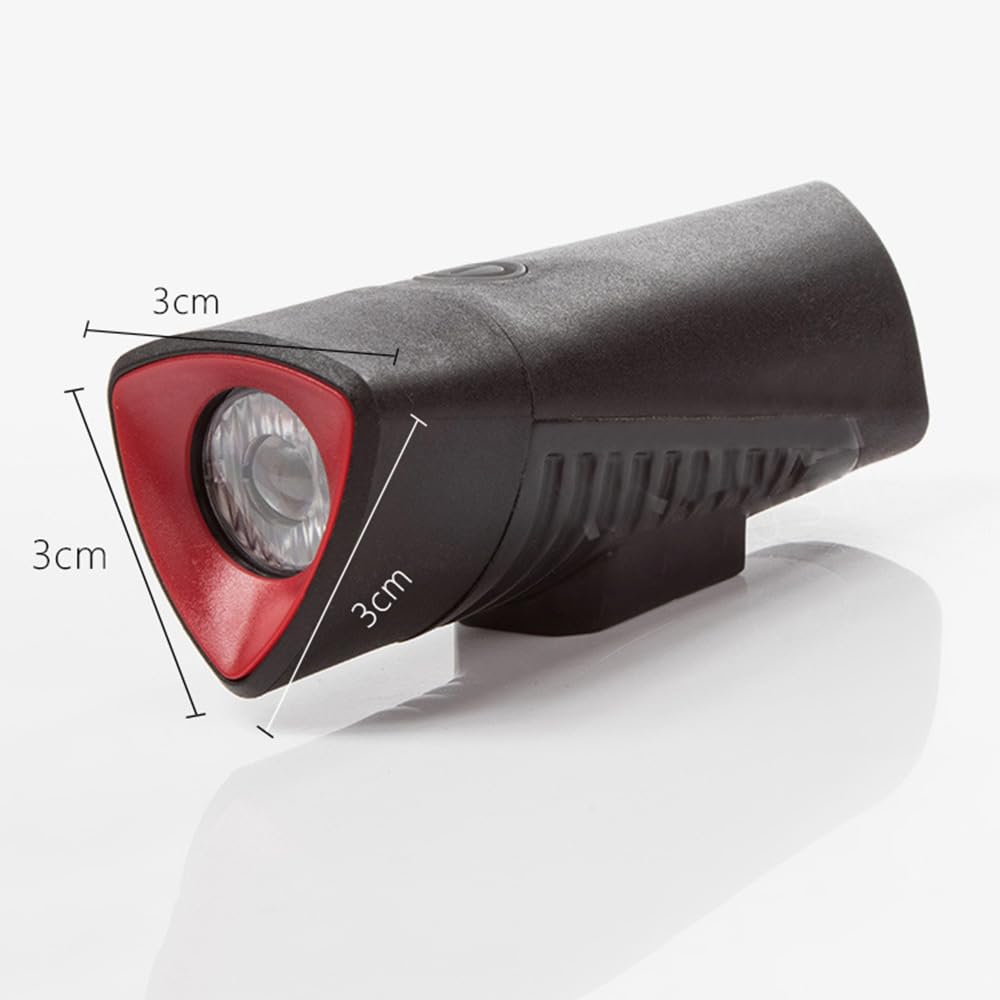 Lampe de vélo Rechargeable USB, Lampe de Nuit avec feu arrière, Ensemble phares pour VTT et Accessoires de vélo