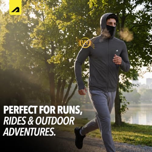 Image of Boldfit Sunscreen Jacket for Men UV Protection Jacket for Men Lightweight Breathable Quick Dry Polyester Full Sleeve Sun Protection Running Jacket Travel,Trekking, Outdoor Summer Wear