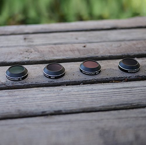 Filtros ND4 ND8 ND16 PL Aerial Filters Sandmarc Drone DJI Mavic Pro