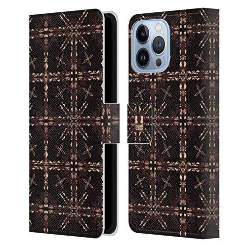 Carcasa de Cuero Tipo Libro Compatible con Apple iPhone 13 Pro Max Funda Caleidoscopio 1