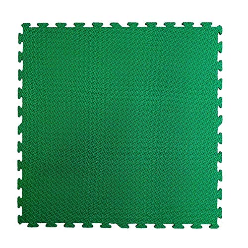Tatame em E.V.A 1x1 20 mm de Espessura com Encaixe - Verde