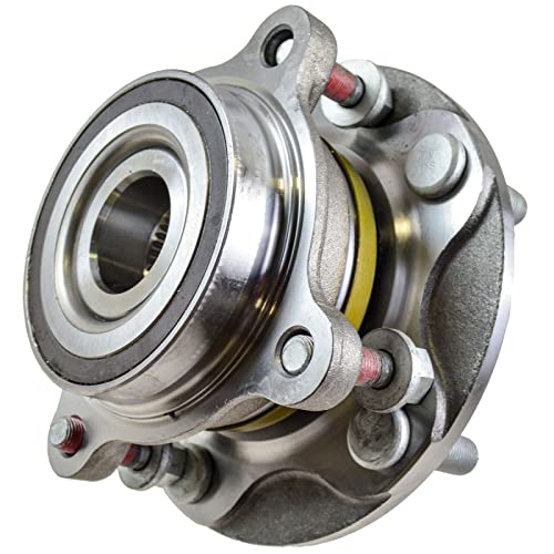 TRQ Front Wheel Bearing and Hub Assembly Compatible with 2007-2021 Toyota Tundra 4WD 2008-2022 Toyota Sequoia 4WD by TRQ - Image 5