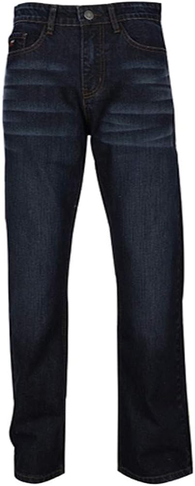 Forge FR Work Jeans Mens Cross Hatch FR Bootcut 34 x 34 Denim MFRJ