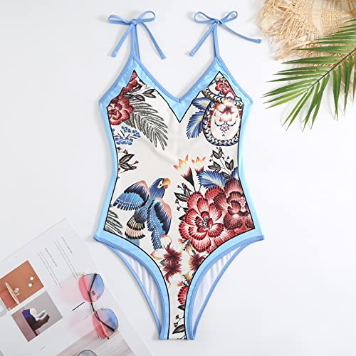 Top Bra Size Letter Print Bikini Shirred Bikini High Bikini Bottoms Kids Black Bikini Bottoms Bikini (Blue, M) #TOP5