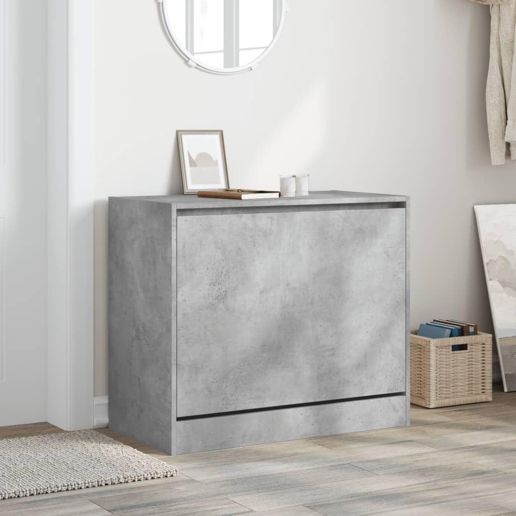 Armoire à Chaussures en Bois Composite 80 x 42 x 69 cm avec Tiroir 3