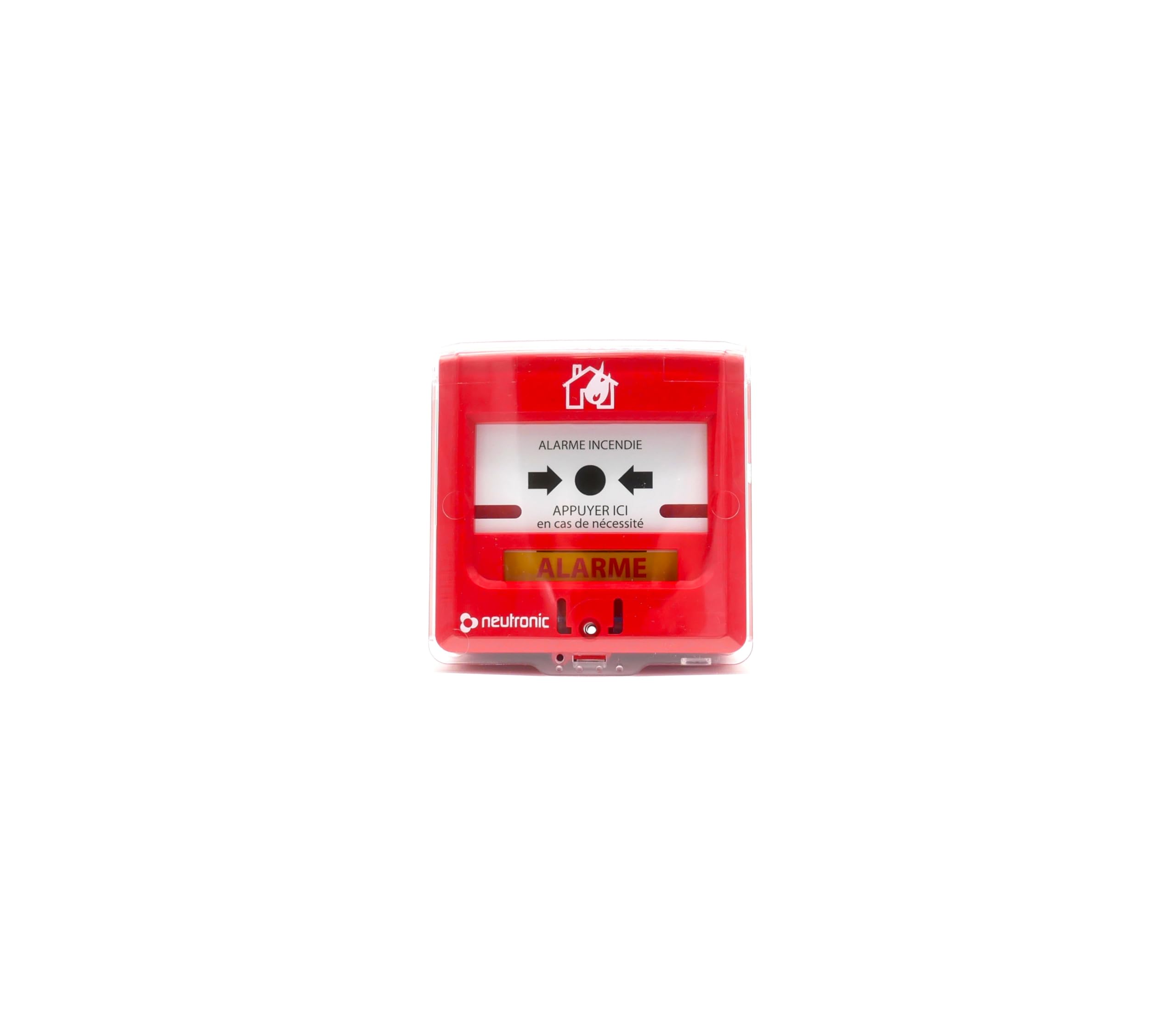 Déclencheur Manuel avec Capot 5710R1C Neutronic, Boitier de Commande, Sécurité Incendie, IP40