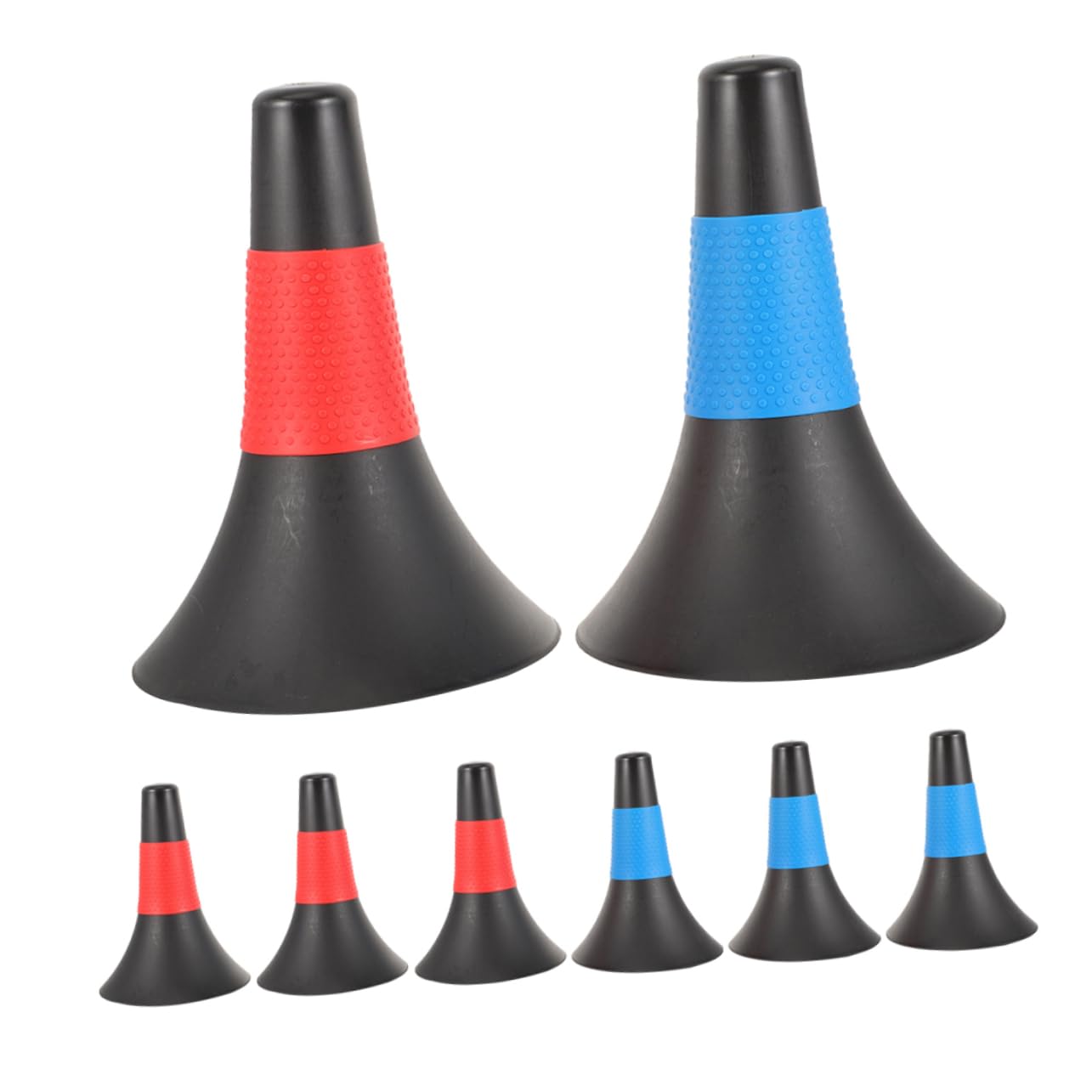 Toyvian 8piezas Barril Logotipo De Altavoz Conos De Entrenamiento De Fútbol De Conos para Ejercicios Deportivos Fútbol Baloncesto Entrenamiento Multideporte