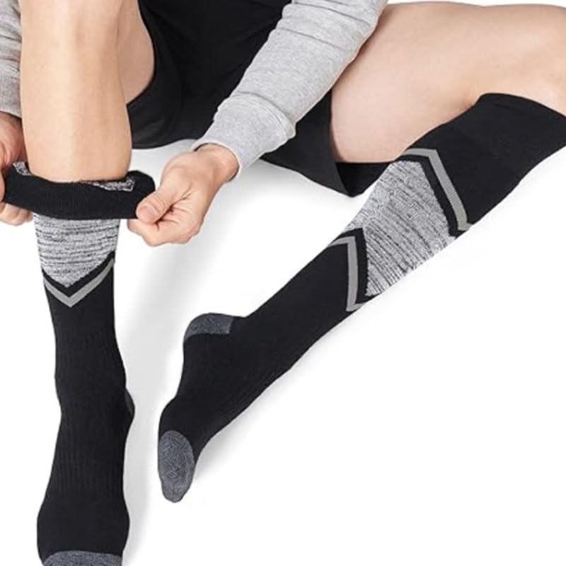 VIDI Men's Women's High-top Warm Socks for Hiking Outdoor Sports
