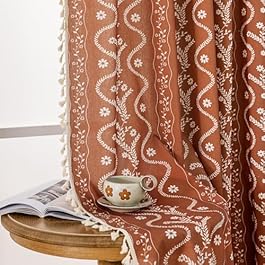 Boho Linen Curtains for...
