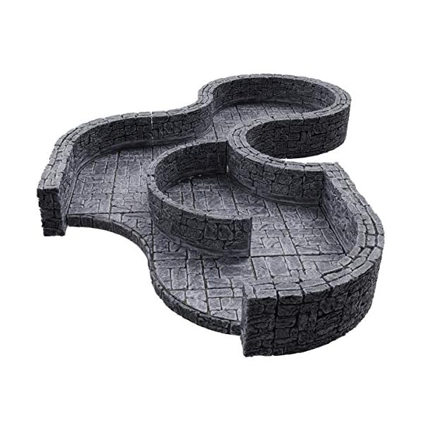 Wiz Kids LLC, Warlock Tiles: Dungeon Tile III - Curves, Accessory, Ages 14+ – Bild 4