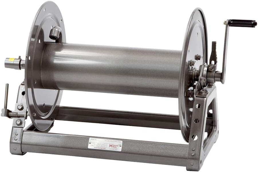 Hannay Reels 1526-17-18, Series 1500, Hand Crank Rewind Hose Reel, 1/2" x 300' Hose Capacity, 3000 PSI