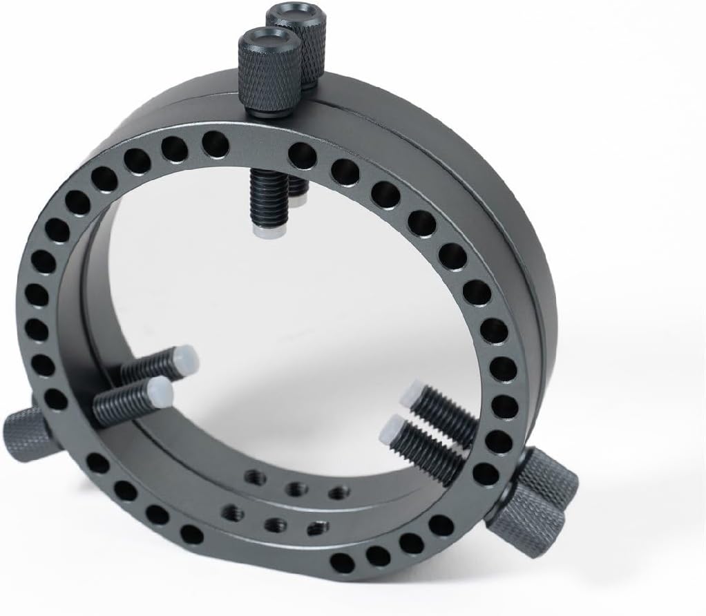 FG313-新型内径92mmガイド望遠鏡用支持リング 6点止めM8*25mmねじ仕様 クリックポスト一律185円