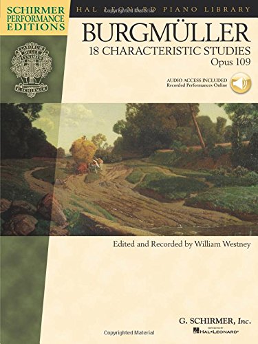 Johann Friedrich Burgmuller - 18 Characteristic Studies, Opus 109 Book/Online Audio