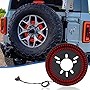 LED Spare Tire Brake Light for Ford Bronco 2021-2023 Plug & Play 3rd Third Brake Light Ring Wheel Red Light Accessories (Not for Bronco Sport/Bronco Badland)
