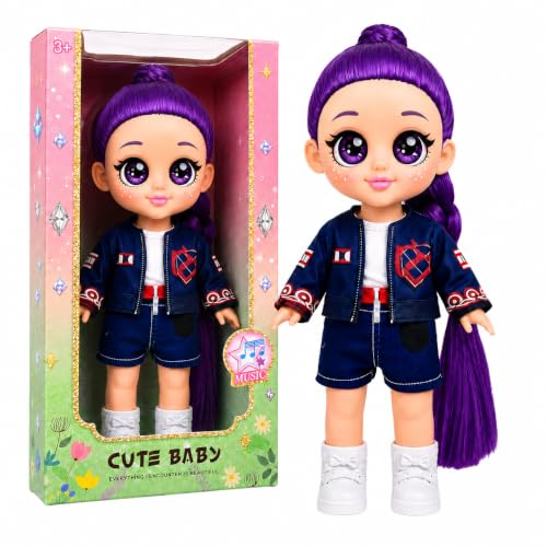 26CM Singing Doll with 5D Eyes Fashion Character Doll For Birthday Gifts