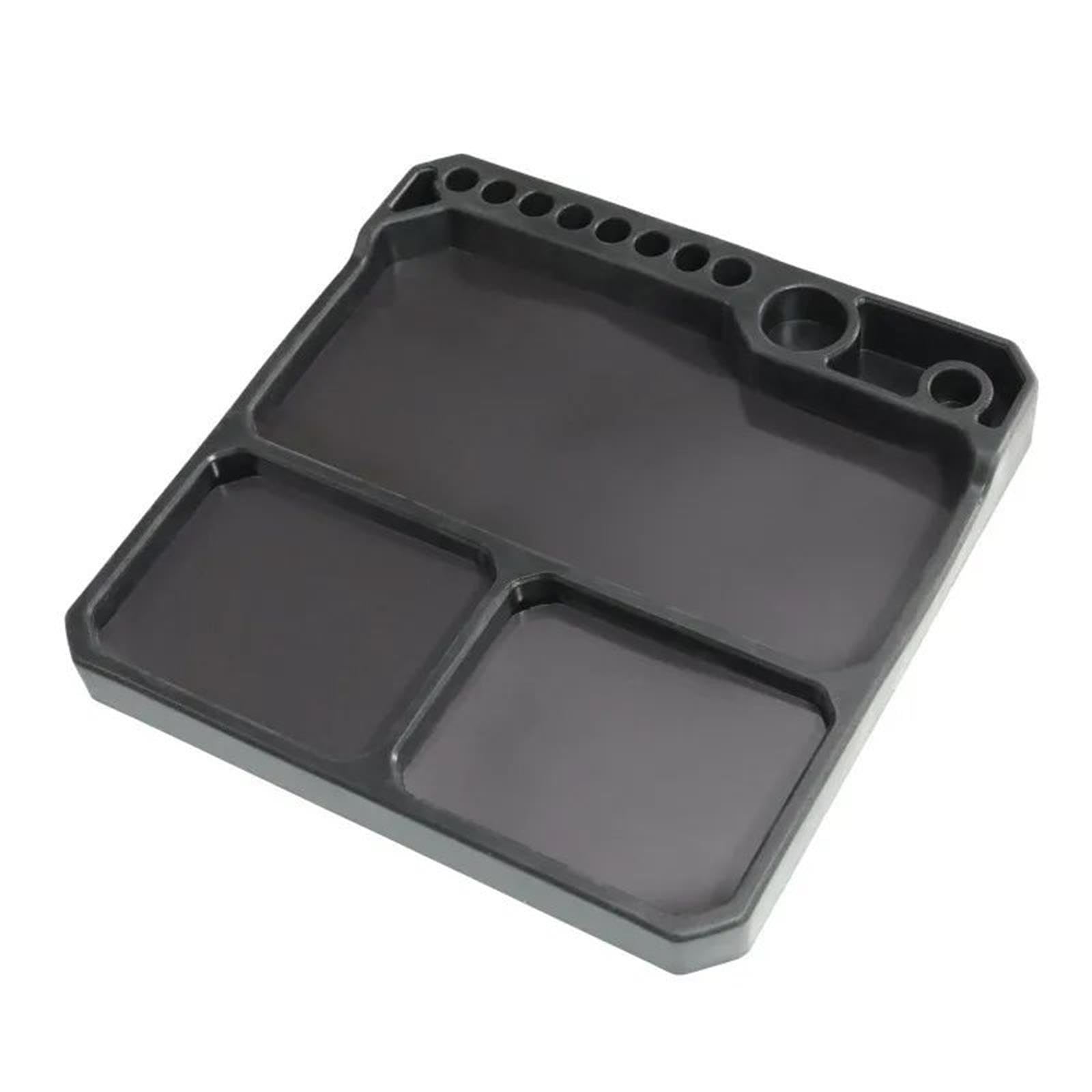 Bandeja Piezas Silicona 155mm Soporte Herramientas 3 Hojas Reparación RC