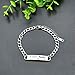 Imagen de LUODAN Regalo Papá Pulsera Hombre Regalos Originales Pulsera con Inscripción ''el mejor Papá del mundo'