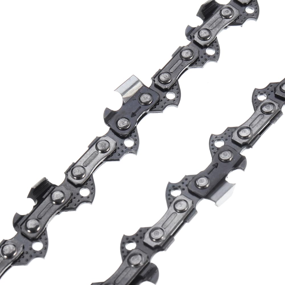 Cadena de motosierra semicincel acero cromado | Cadena de motosierra eléctrica semicincel, paso de 3/8 LP, varios tamaños, reemplazo de 10-20 pulgadas(20inch 76drive Link)