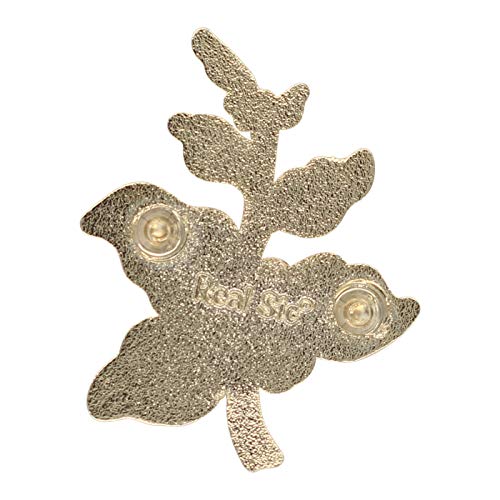 REAL SIC Coffee Berry Enamel Pin, Coffee Branch Lapel Pin, Jewelry Quality Coffee Lovers Brooch Lapel Pin for Jackets, Backpacks, Hats, Bags