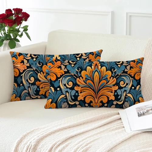 Housses de coussins velours bohême pour un salon cocooning chic