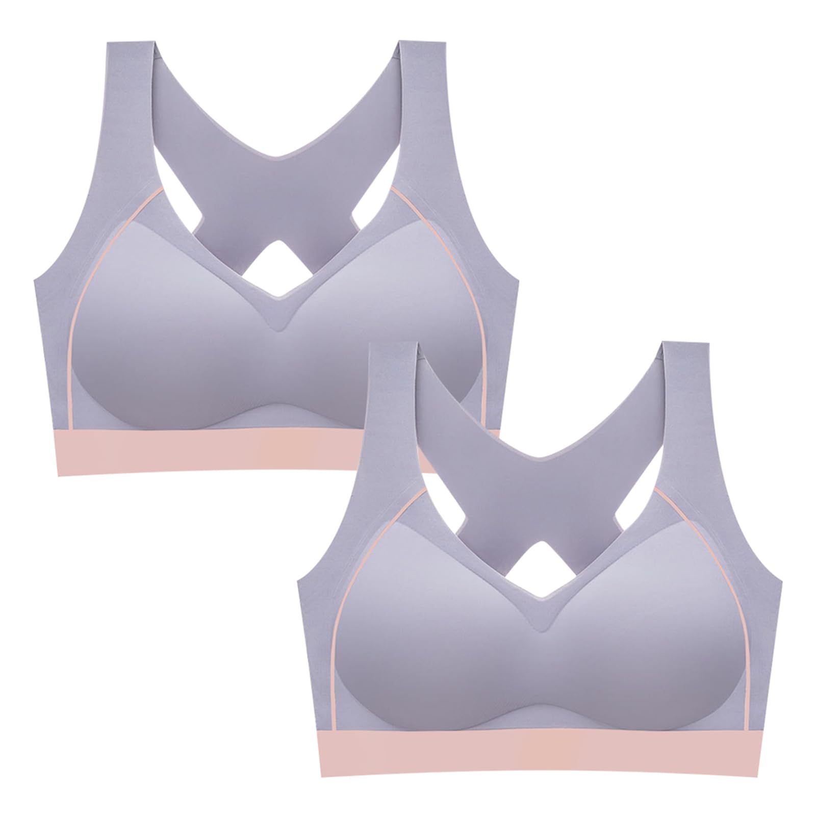 Sport BH Damen ohne bügel Tshirt BH Bustier Baumwolle Damen