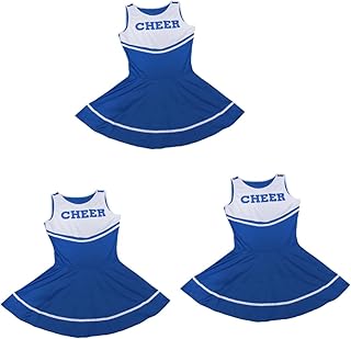 3 Pçs Tops De Vestido Para Mulheres Roupa De Menina Vestidos De Meninas Roupas Para Meninas Roupas De Menina Vestido De Líder De Torcida Vestido De Líder De Torcida Vestido De
