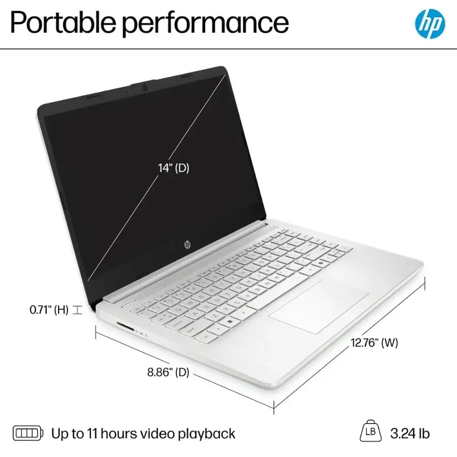 HP Stream 14 Laptop para Estudiantes y Negocios 8GB RAM 128GB SSD miniatura 7