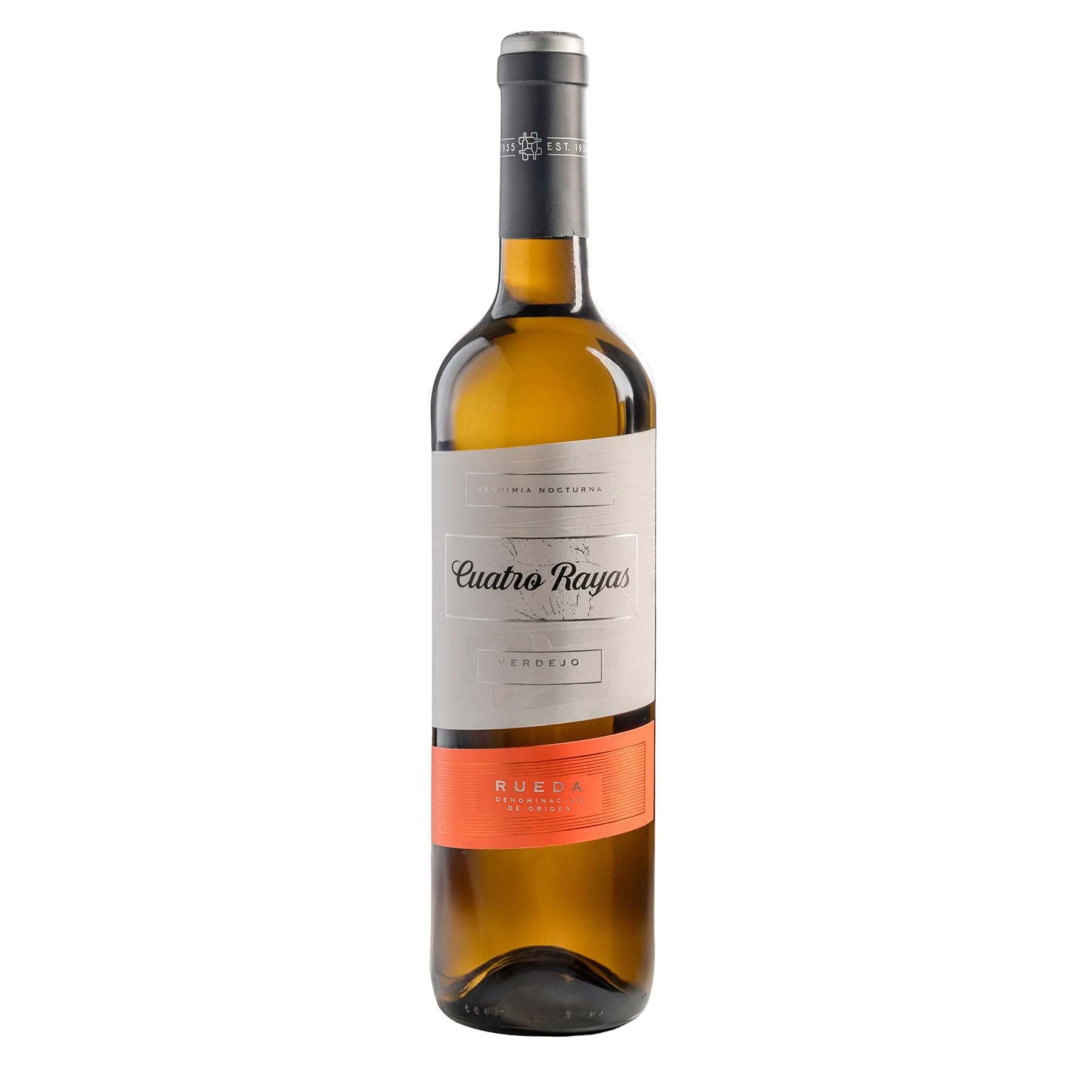 Cuatro Rayas Vendimia Nocturna Verdejo DO Rueda (6 Botellas x 750ml)