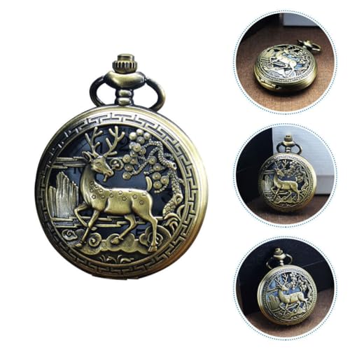 VALICLUD Relógio De Bolso Vintage Relógio De Bolso De Quartzo Com Mostrador Digital Relógio De Bolso